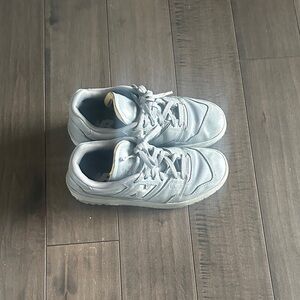 New Balance Kids Light Gray Sneakers